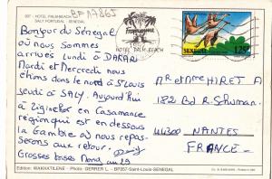 BF17865 hotel palm beach saly portudal senegal  front/back image