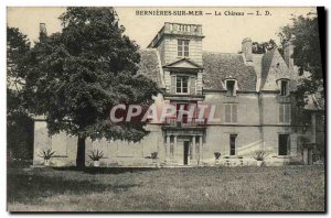 Old Postcard Bernieres Sur Mer Le Chateau