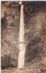 RPPC: Multnomah Falls, Columbia River Highway, Oregon, Mint w/faults (PC1580)