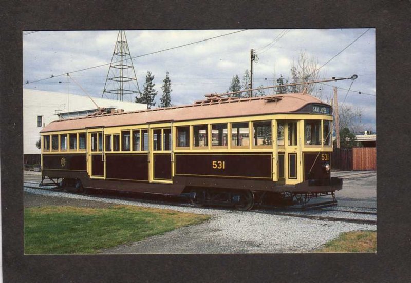 CA Former Melbourne Australia Trolley Car San Jose California Transit Mall PC