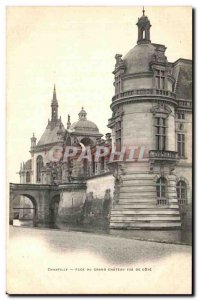 Old Postcard Front Of Grand Chantilly castle've rating