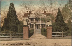 Camden South Carolina SC Old Time Southern Home c1920 Postcard