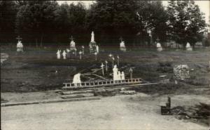 Enfield NH Shrine Our Lady of La Salette Real Photo Postcard
