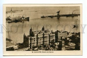 494909 SPAIN Alicante port view Vintage Roisin postcard
