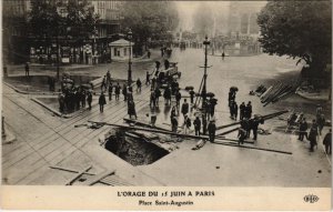 CPA PARIS - L'Orage du 15 Juin a Paris (53502)