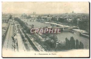 Postcard Old Paris Panorama