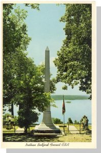 Camden, Tennessee/TN Postcard, Forrest Monument/Pilot Knob