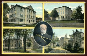 dc1234 - KINGSTON Ontario Postcard 1910s Multiview Hospitals