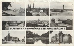 Czech Republic Pozdrav A Vzpominka Z Hradec Kralove RPPC 06.18