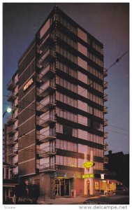 Night View, Riviera Motor Inn Ltd., Robson Street, Vancouver, British Columbi...