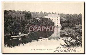 Old Postcard La Chapelle Sur Crecy The Mill Pecheurs