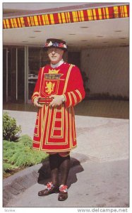 Yeoman of the Guard, Bayshore Inn Doorman in Costume, Vancouver, British Colu...