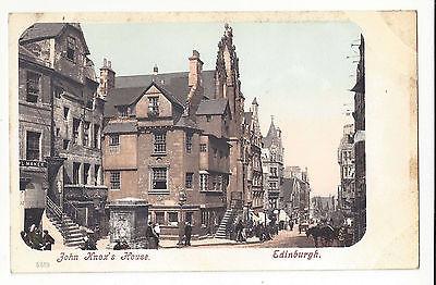 UK Scotland Edinburgh John Knox's House Vintage ca 1905 Postcard