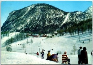 M-24198 Chair Lift La Coche and ski fields Claviere Italy