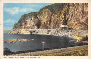 B92088 mink tunnel north shore lake superior  canada