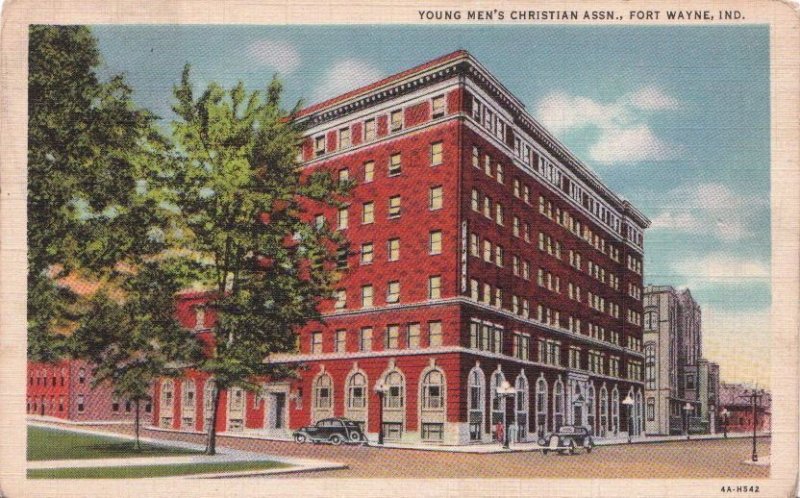 Postcard Young Men's Christian Assn Fort Wayne IN