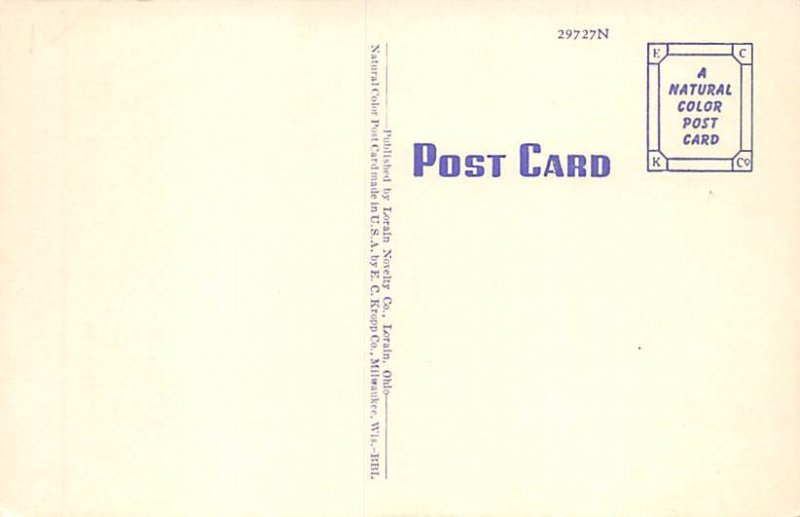 WM. A. Ely Stadium Elyria, Ohio OH Postcard