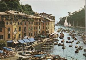 Italy Portofino Canal Scene