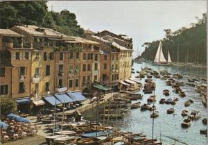 Italy Portofino Canal Scene