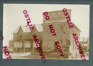 Summit City MICHIGAN RPPC c1910 GENERAL STORE nr Fife Lake Kingsley GHOST TOWN