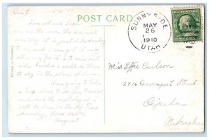 1910 Lake Martha Mountain Trees Scene Sunnyside Utah UT Posted Vintage Postcard