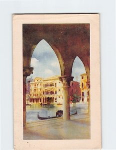 Postcard Galleria Giorgio Franchetti alla Ca' d'Oro Venice Italy