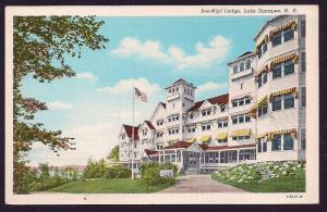 Soo-Nipi Lodge Lake Sunapee New Hampshire unused c1941