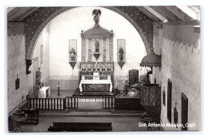 San Antonio Mission Jolon California RPPC Postcard No. 2