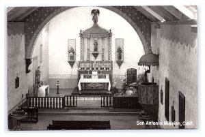 San Antonio Mission Jolon California RPPC Postcard No. 2 