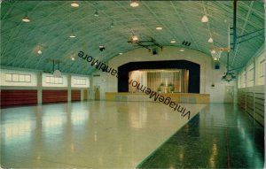 Marian Hall Gymnasium-Auditorium Notre Dame High School St. Louis Postcard PC326