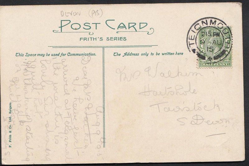 Devon Postcard - Ness Lighthouse, Teignmouth   A9096