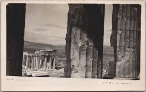 Greece Athens Parthenon Vintage RPPC 09.34