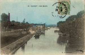 CPA Clichy Les Quais (1314169)