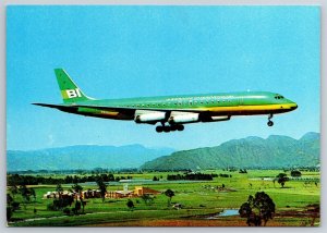 Airplane Postcard Braniff International Airlines Douglas DC-8 Movifoto FY19