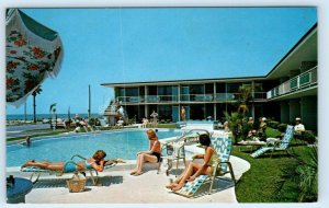 CLEARWATER BEACH, Florida FL ~ Roadside HI SEAS MOTEL Apartments c1960s Postcard