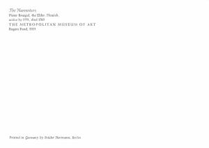 Harvesters - Pieter Bruegel