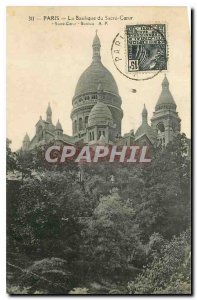 Old Postcard Paris The Sacre Coeur Basilica