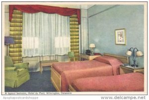 Delaware Wilmington A Typical Bedroom Hotel Du Pont
