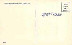 US Post Office Phillipsburg New Jersey linen postcard