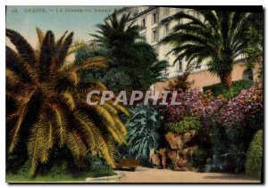 Old Postcard Grasse Garden Grand