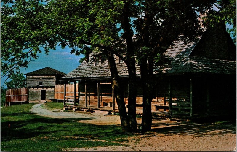 Fort Osage Sibley Missouri MO Factory Postcard VTG UNP Vintage Unused Chrome 