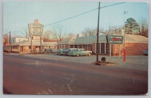Roadside~Sylacauga Alabama~Jackson's Trace Motel & Restaurant~Vintage Postcard