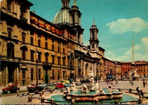 Italy Roma Rome Navona Square 1965