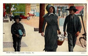 Pennsylvania Amish Family Of Lancaster County Curteich