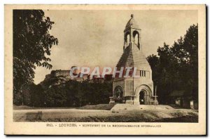 Old Postcard Lourdes Monument Allied Recognition