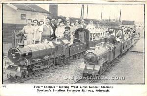 West Links Central Station, Scotland's Smallest Passengar Railway Arbroath Wr...