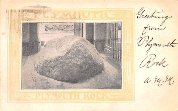 Plymouth Rock in Plymouth, Massachusetts