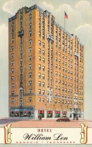 Memphis TN-Tennessee, Hotel William Len Commercial Hotel Vintage Postcard