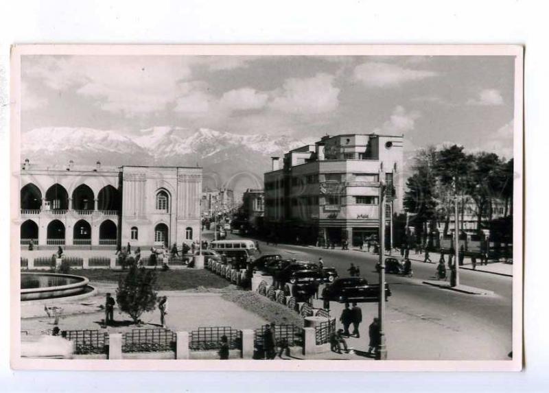 193103 IRAN Persia TEHRAN cars Vintage photo LEONAR postcard