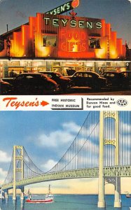 TEYSEN'S Mackinaw City, Michigan Roadside Restaurant 1959 Vintage Postcard